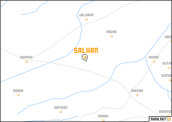 map of Sālwan