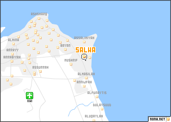 map of Salwá
