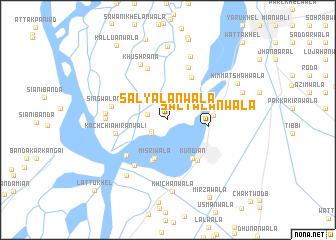 map of Salyālānwāla