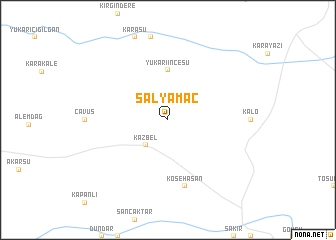 map of Salyamaç