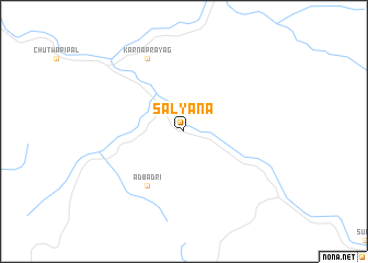 map of Salyāna