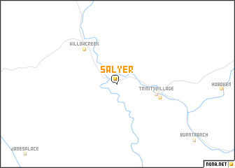 map of Salyer