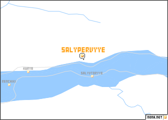 map of Saly Pervyye