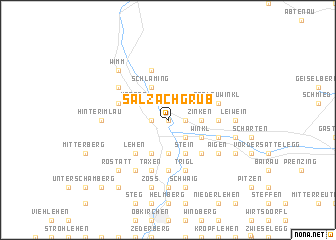 map of Salzachgrub