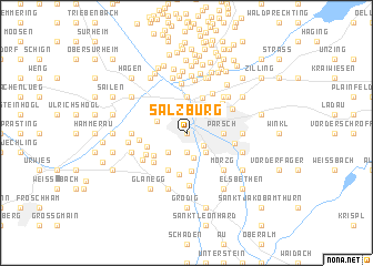 map of Salzburg