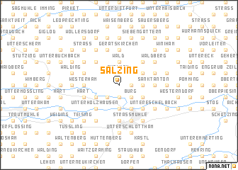 map of Salzing