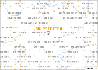 map of Salzstetten