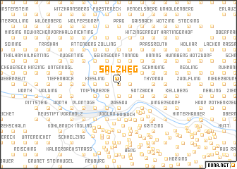 map of Salzweg