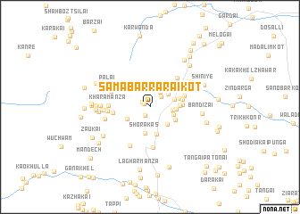 map of Sama Barrarai Kot