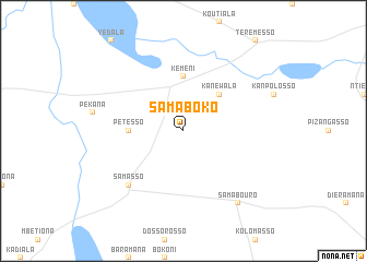 map of Samaboko