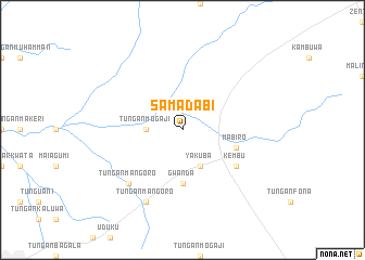 map of Samadabi