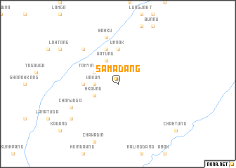 map of Samadang