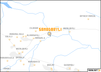 map of Sǝmǝdbǝyli