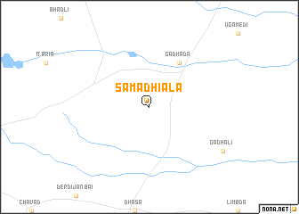 map of Samādhiala