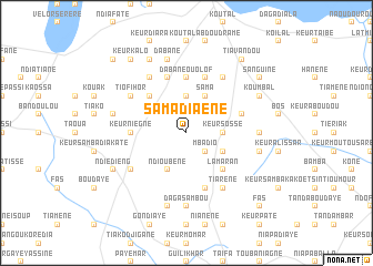 map of Sama Diaène