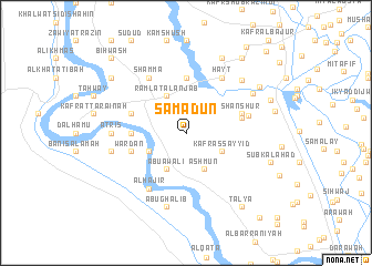 map of Samādūn