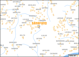 map of Samafano