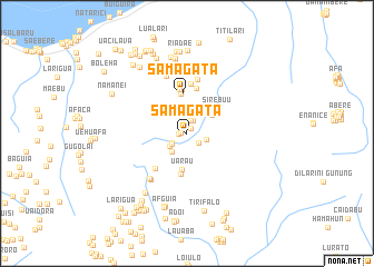 map of Samagata