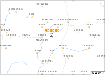 map of Samaga