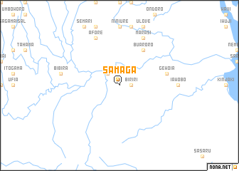 map of Samaga