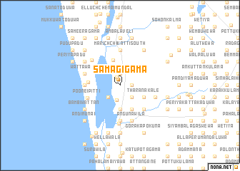 map of Samagigama