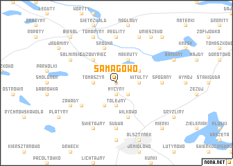 map of Samagowo