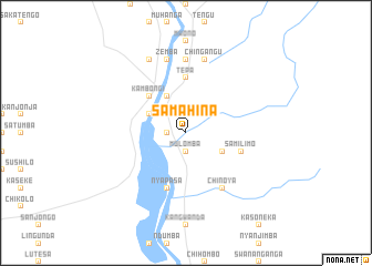 map of Samahina