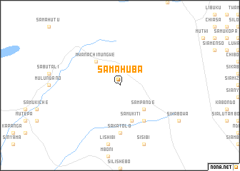 map of Samahuba