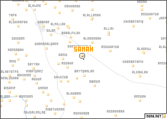 map of Sāmah