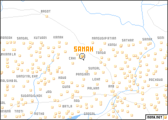 map of Samāh