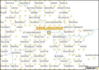 map of Samajaddipur