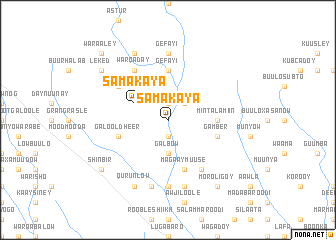 map of Samakaya