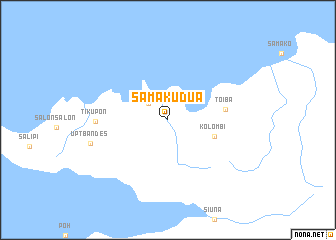 map of Samaku Dua