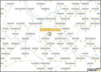 map of Samakuidu