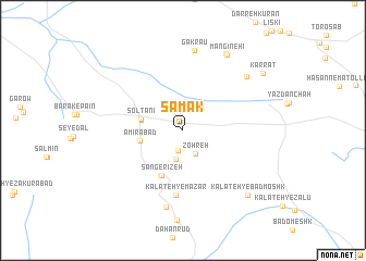 map of Samak