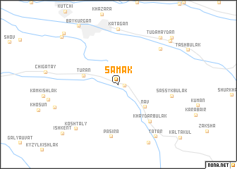 map of Samak