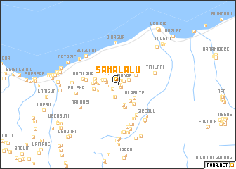 map of Samalalu