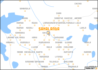 map of Samalanda