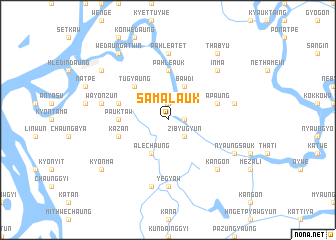 map of Samalauk