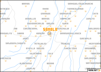 map of Samalá