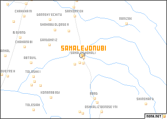 map of Samal-e Jonūbī
