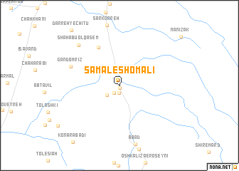 map of Samal-e Shomālī