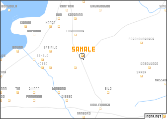 map of Samalé