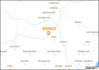 map of Samalé