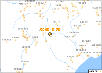 map of Samaliurai