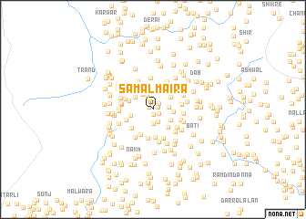 map of Samālmaira