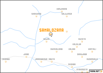 map of Samalozana