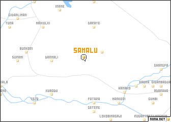 map of Samalu