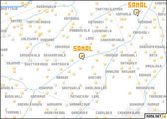 map of Samal