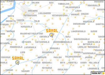 map of Sāmal